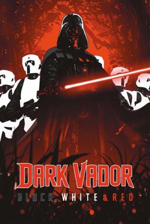 Dark Vador - Black, White & Red